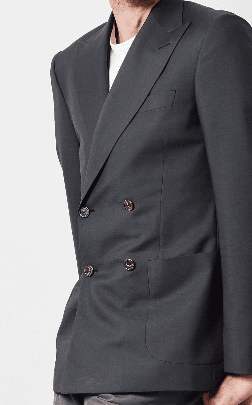 Light gray suit